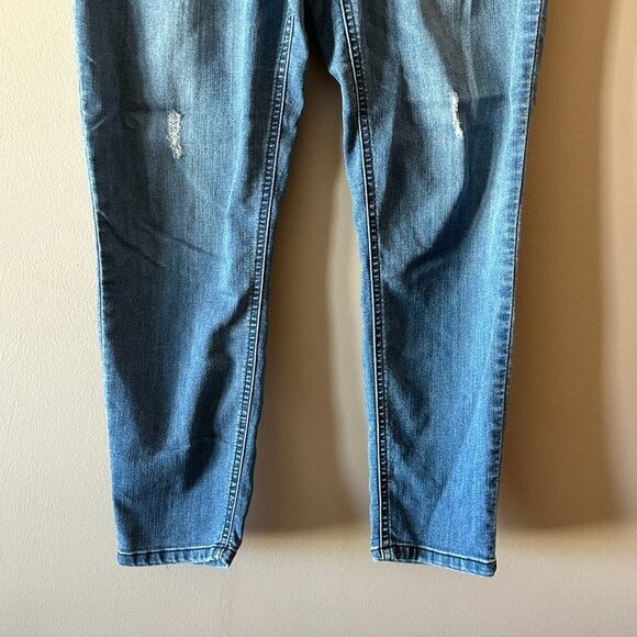 Women's 10 Democracy ABSolution High-Rise Jeans Distressed Zipper Fly Skinny - Picture 5 of 8